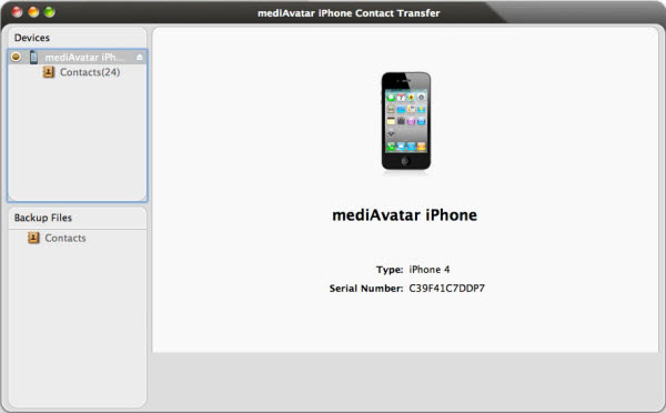 how to export contacts from mac to iphone